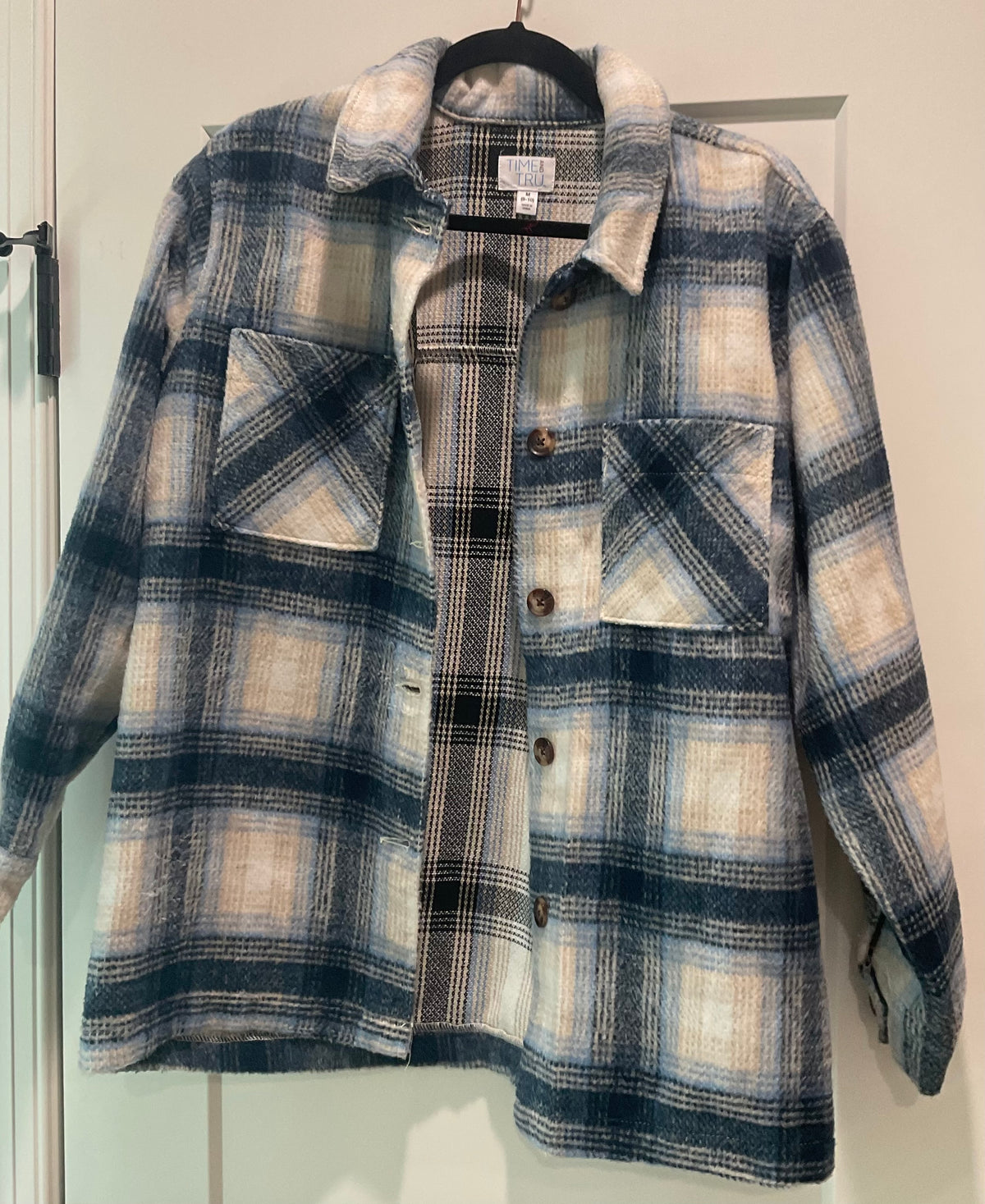 Blue Plaid Shacket
