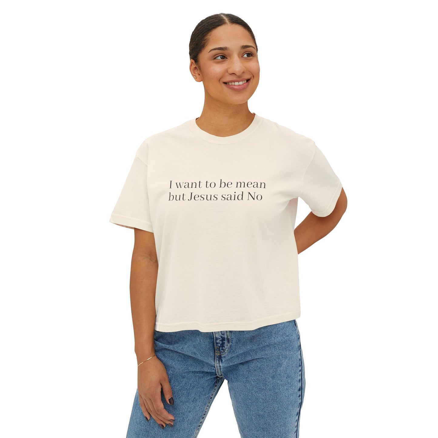 I Want To Be Mean But Jesus Said No Tee