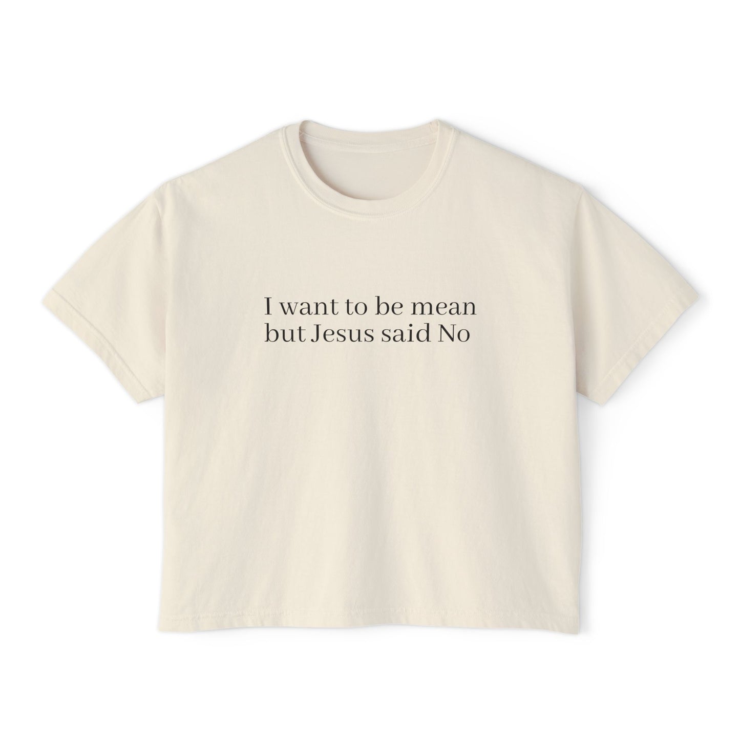 I Want To Be Mean But Jesus Said No Tee