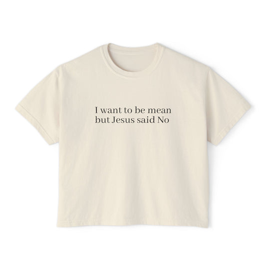 I Want To Be Mean But Jesus Said No Tee