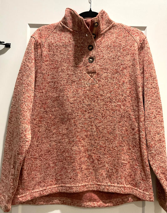 Burgundy Pullover Jacket