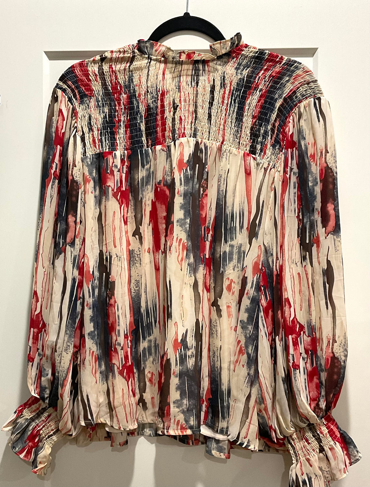 Abstract Print Blouse