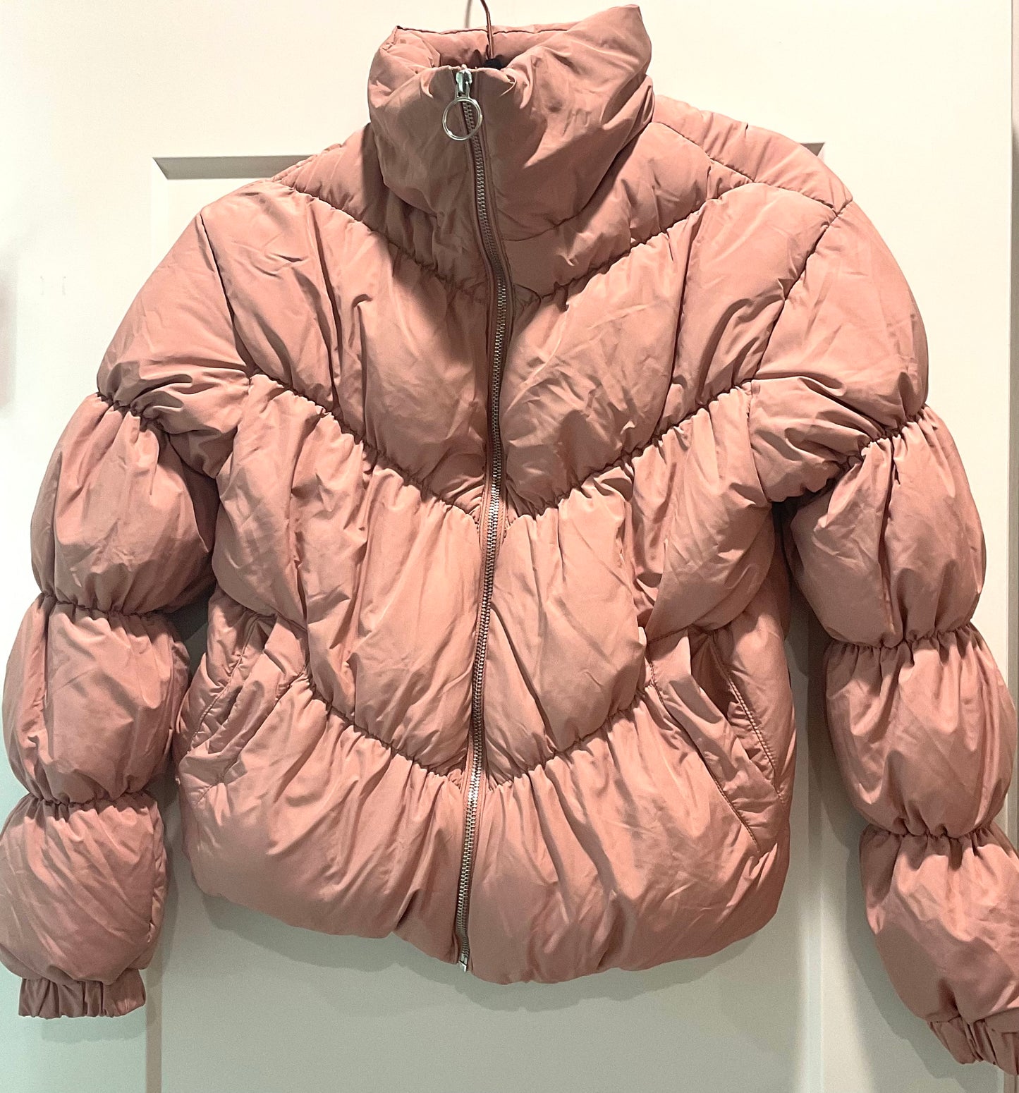 Love Tree Dusty Rose Puffer Jacket